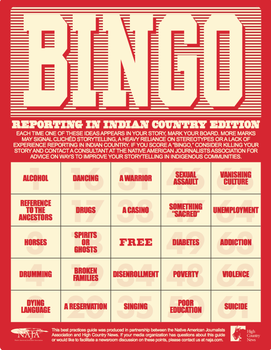 Image of Bingo board