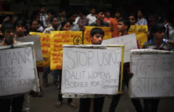 Protest in India against race and slaying incidents of teens in India