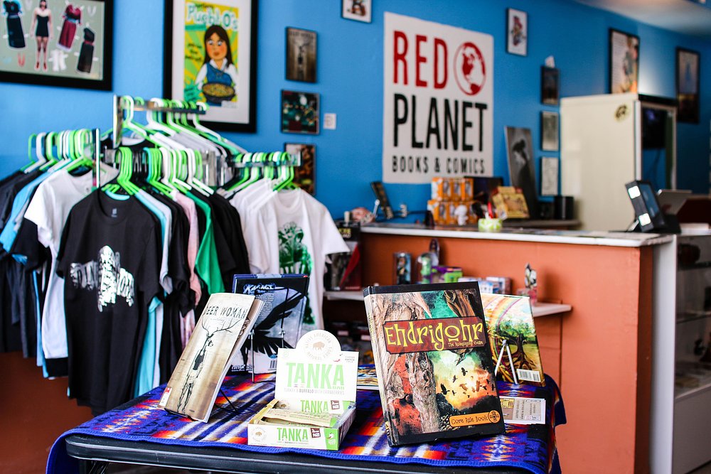 Inside the Red Planet Books and Comics Bookstore